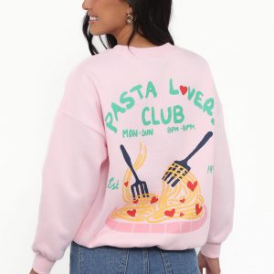 Pasta Lovers Club Graphic Sweater